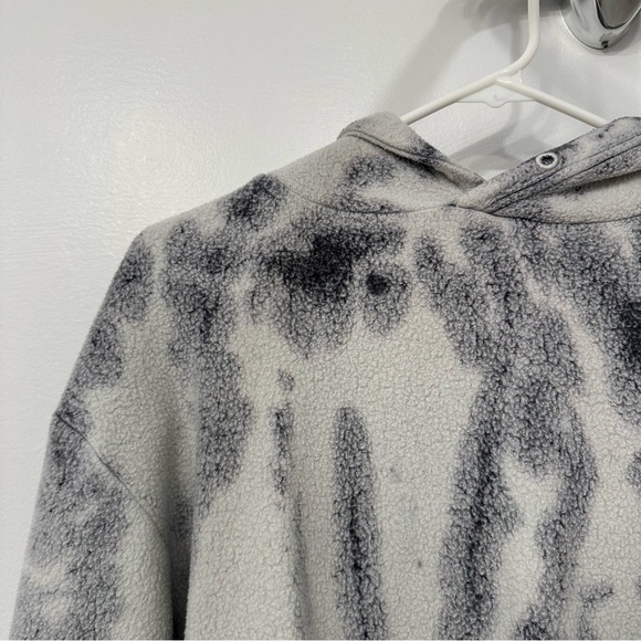 Fear Tie Dye Pullover Size M Silver (White Grey) - Picture 6 of 8